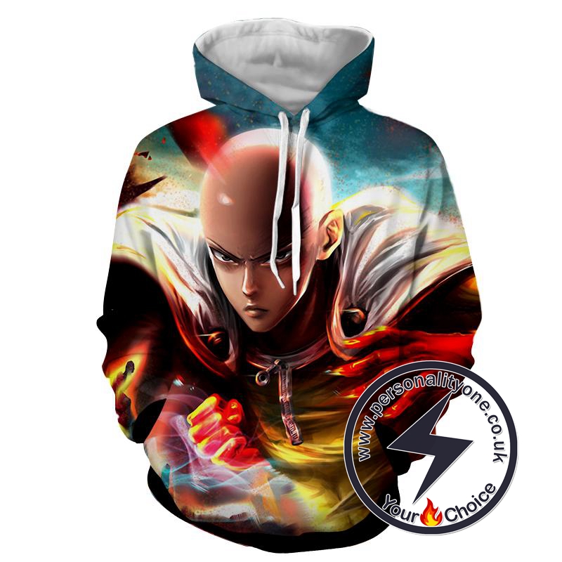 One Punch Man - Saitama 3D - Hoodies